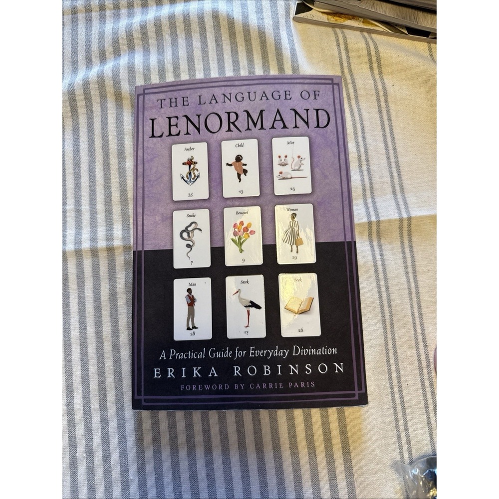 The Language of Lenormand: A Practical Guide…Divination Robinson Erika Paperback